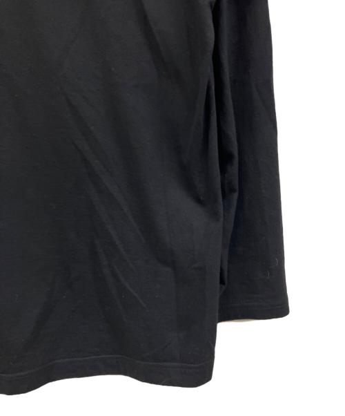 Yohji Yamamoto pour homme（ヨウジヤマモト プールオム）Yohji Yamamoto pour homme (ヨウジヤマモト プールオム) ロングスリーブTシャツ ブラック サイズ:3の古着・服飾アイテム