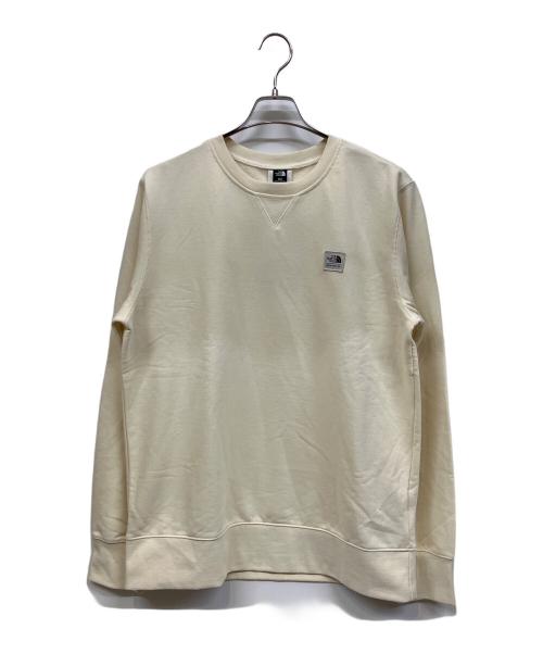 THE NORTH FACE（ザ ノース フェイス）THE NORTH FACE (ザ ノース フェイス) Heritage Patch Crew アイボリー サイズ:Lの古着・服飾アイテム