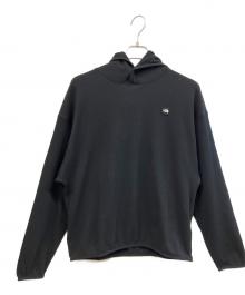THE NORTH FACE（ザ ノース フェイス）の古着「ワッフルフードプルオーバー」｜ブラック