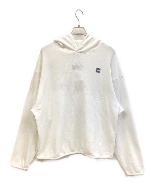 THE NORTH FACE（ザ ノース フェイス）THE NORTH FACE (ザ ノース フェイス) ワッフルフードプルオーバー ホワイト サイズ:XL 未使用品の古着・服飾アイテム