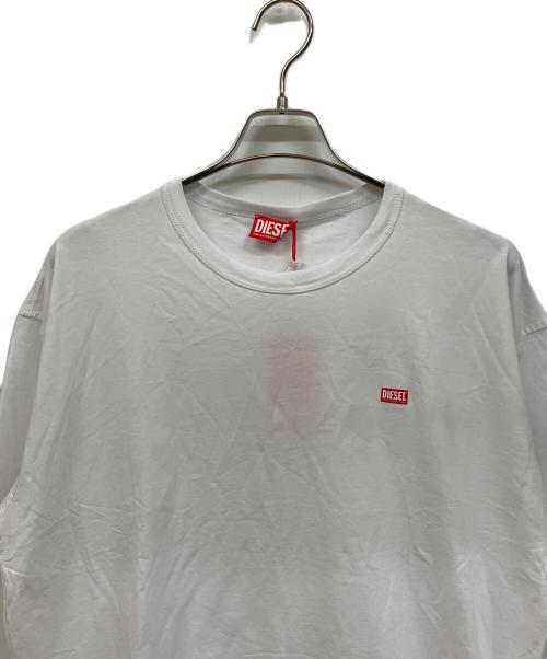 DIESEL（ディーゼル）DIESEL (ディーゼル) 半袖Tシャツ ホワイト サイズ:Lの古着・服飾アイテム