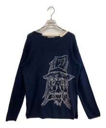 Yohji Yamamoto pour homme（ヨウジヤマモト プールオム）の古着「薄手ニット」｜ネイビー