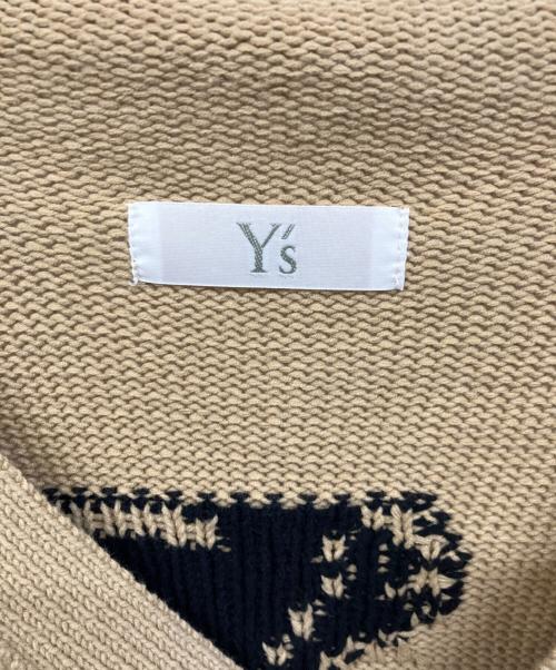Y's（ワイズ）Y's (ワイズ) 厚手カーディガン ベージュ サイズ:2の古着・服飾アイテム