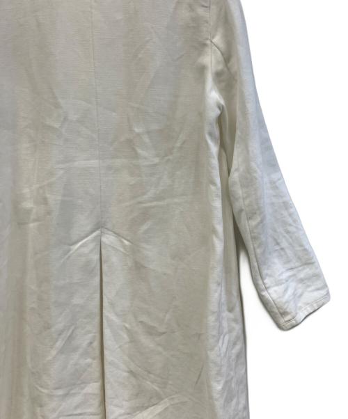GALERIE VIE（ギャルリーヴィー）GALERIE VIE (ギャルリーヴィー) リネンコート ホワイト サイズ:Freeの古着・服飾アイテム