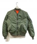 AVIREXアヴィレックス）の古着「MA-1ジャケット」｜オリーブ