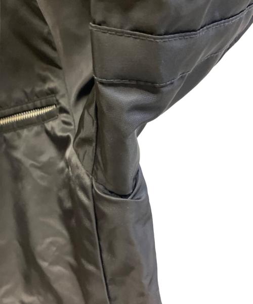 DIESEL（ディーゼル）DIESEL (ディーゼル) ナイロンライダースジャケット ブラック サイズ:Lの古着・服飾アイテム