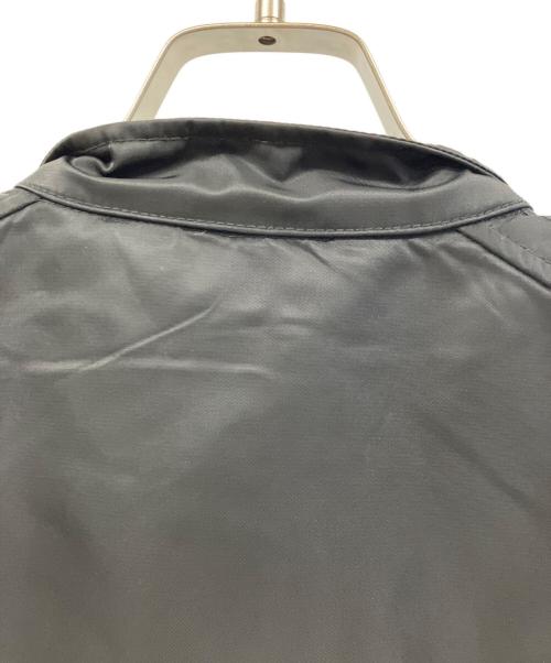 DIESEL（ディーゼル）DIESEL (ディーゼル) ナイロンライダースジャケット ブラック サイズ:Lの古着・服飾アイテム