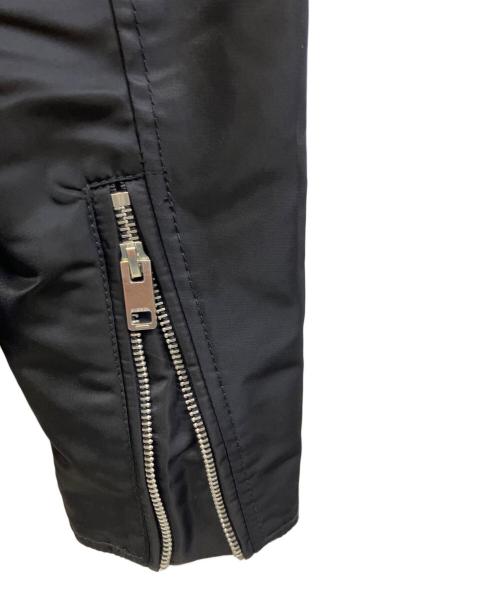 DIESEL（ディーゼル）DIESEL (ディーゼル) ナイロンライダースジャケット ブラック サイズ:Lの古着・服飾アイテム