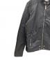 DIESEL (ディーゼル) ナイロンライダースジャケット ブラック サイズ:L：15000円