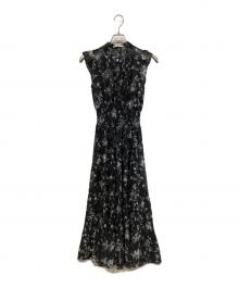 Snidel（スナイデル）の古着「ノースリーブワンピース」｜ブラック