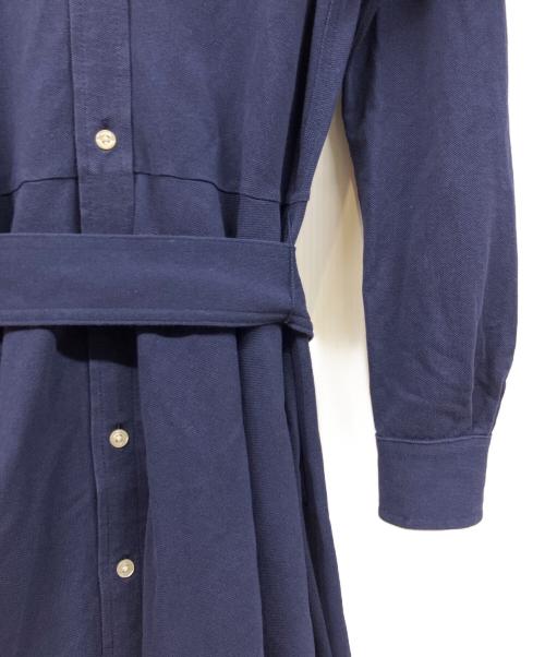 POLO RALPH LAUREN（ポロ・ラルフローレン）POLO RALPH LAUREN (ポロ・ラルフローレン) 長袖ワンピース ネイビー サイズ:Sの古着・服飾アイテム