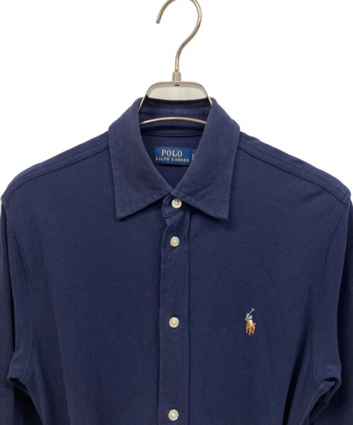 POLO RALPH LAUREN（ポロ・ラルフローレン）POLO RALPH LAUREN (ポロ・ラルフローレン) 長袖ワンピース ネイビー サイズ:Sの古着・服飾アイテム