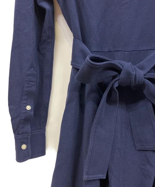 POLO RALPH LAUREN（ポロ・ラルフローレン）POLO RALPH LAUREN (ポロ・ラルフローレン) 長袖ワンピース ネイビー サイズ:Sの古着・服飾アイテム