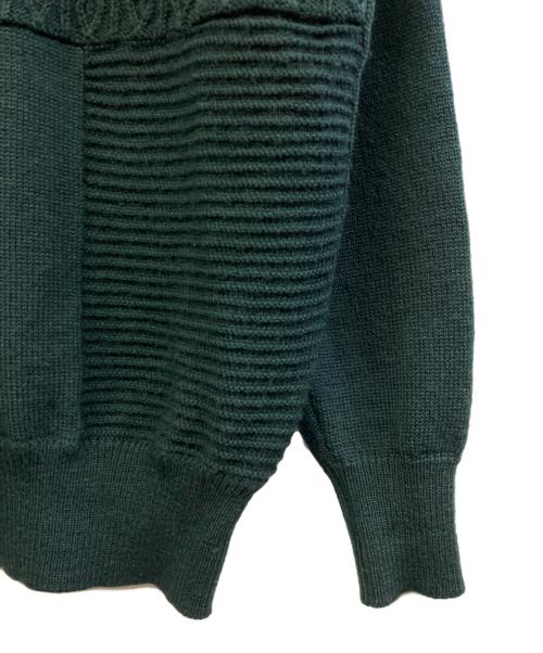 COMME des GARCONS HOMME（コムデギャルソン オム）COMME des GARCONS HOMME (コムデギャルソン オム) 厚手ニット グリーン サイズ:記載なしの古着・服飾アイテム