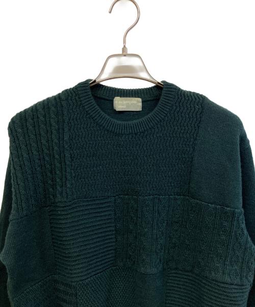 COMME des GARCONS HOMME（コムデギャルソン オム）COMME des GARCONS HOMME (コムデギャルソン オム) 厚手ニット グリーン サイズ:記載なしの古着・服飾アイテム