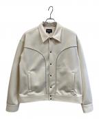 Schottショット）の古着「ジャージウエスタンジャケット」｜ホワイト