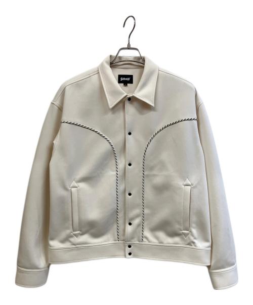 Schott（ショット）Schott (ショット) ジャージウエスタンジャケット ホワイト サイズ:Lの古着・服飾アイテム