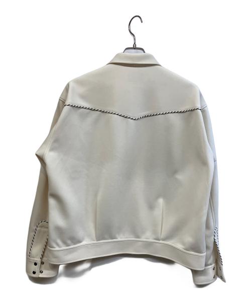 Schott（ショット）Schott (ショット) ジャージウエスタンジャケット ホワイト サイズ:Lの古着・服飾アイテム
