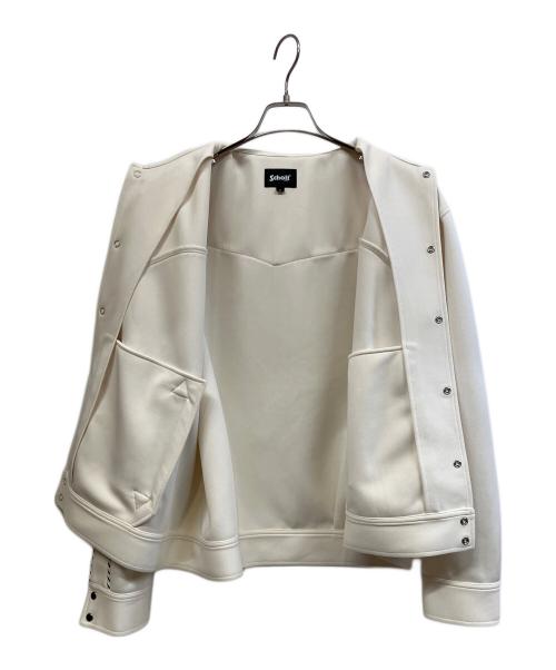 Schott（ショット）Schott (ショット) ジャージウエスタンジャケット ホワイト サイズ:Lの古着・服飾アイテム