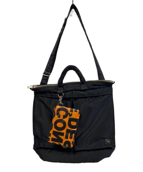 PORTER（ポーター）PORTER (ポーター) COMME des GARCONS (コムデギャルソン) HELMUT BAG ブラックの古着・服飾アイテム