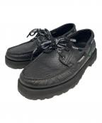 PARABOOT×TIGHTBOOTH PRODUCTIONパラブーツ×タイトブースプロダクション）の古着「デッキシューズ」｜ブラック