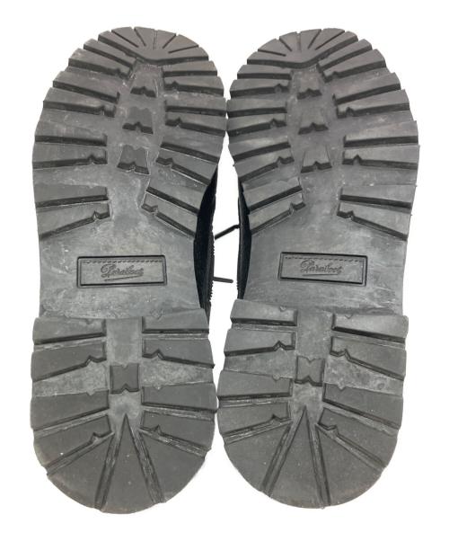PARABOOT（パラブーツ）PARABOOT (パラブーツ) TIGHTBOOTH PRODUCTION (タイトブースプロダクション) デッキシューズ ブラック サイズ: 6の古着・服飾アイテム