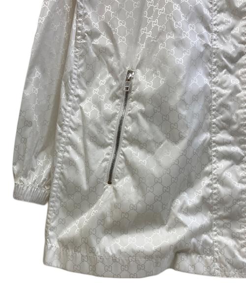 GUCCI（グッチ）GUCCI (グッチ) ナイロンジャケット ホワイト サイズ:36の古着・服飾アイテム