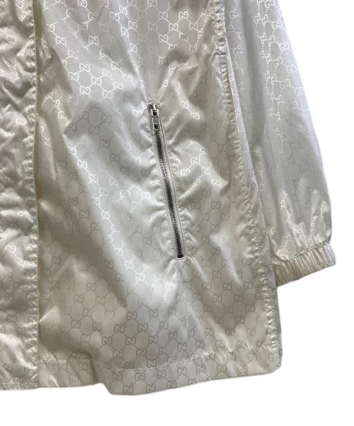GUCCI（グッチ）GUCCI (グッチ) ナイロンジャケット ホワイト サイズ:36の古着・服飾アイテム