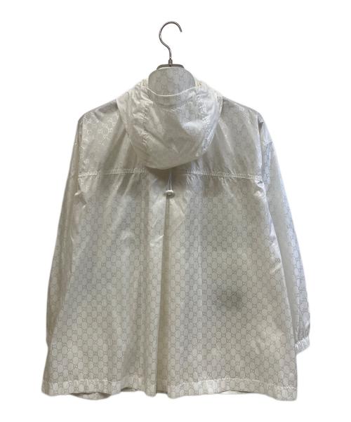 GUCCI（グッチ）GUCCI (グッチ) ナイロンジャケット ホワイト サイズ:36の古着・服飾アイテム