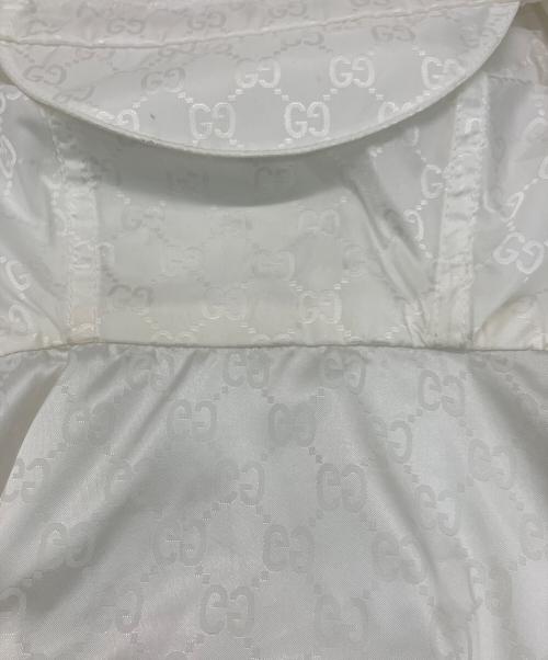 GUCCI（グッチ）GUCCI (グッチ) ナイロンジャケット ホワイト サイズ:36の古着・服飾アイテム