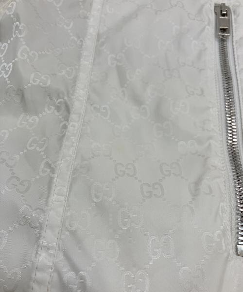 GUCCI（グッチ）GUCCI (グッチ) ナイロンジャケット ホワイト サイズ:36の古着・服飾アイテム