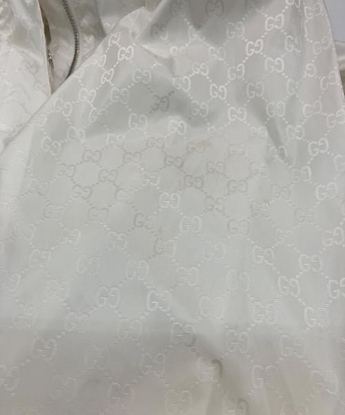 GUCCI（グッチ）GUCCI (グッチ) ナイロンジャケット ホワイト サイズ:36の古着・服飾アイテム