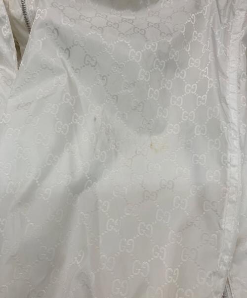 GUCCI（グッチ）GUCCI (グッチ) ナイロンジャケット ホワイト サイズ:36の古着・服飾アイテム