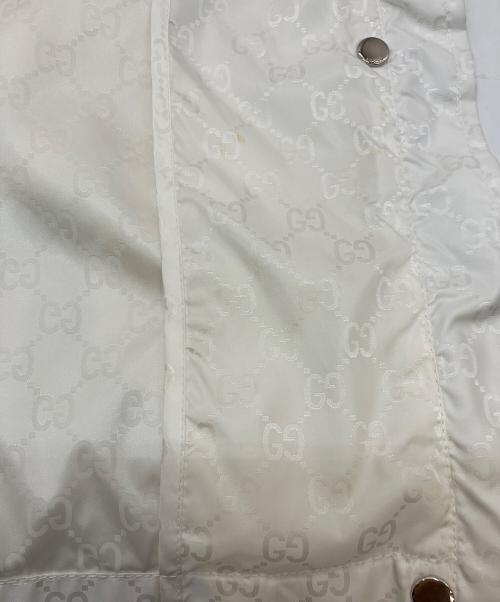 GUCCI（グッチ）GUCCI (グッチ) ナイロンジャケット ホワイト サイズ:36の古着・服飾アイテム