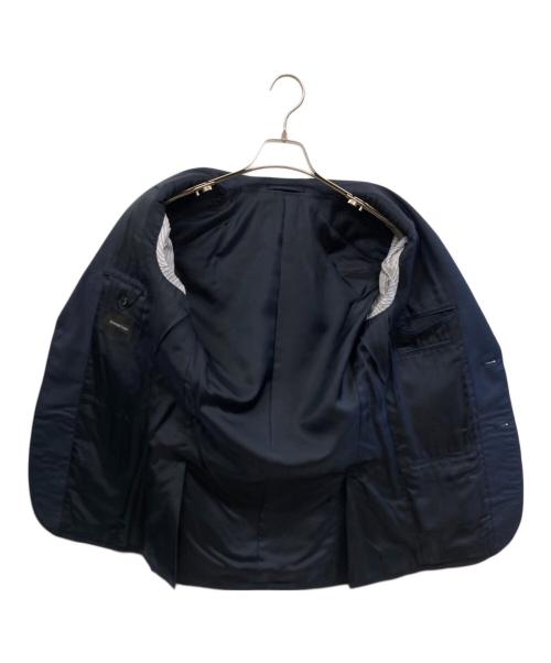 ERMENEGILDO ZEGNA（エルメネジルド・ゼニア）ERMENEGILDO ZEGNA (エルメネジルド・ゼニア) セットアップスーツ ネイビー サイズ:7−42Cの古着・服飾アイテム