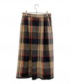 PENDLETONペンドルトン）の古着「チェックスカート」｜ブラウン×ブラック