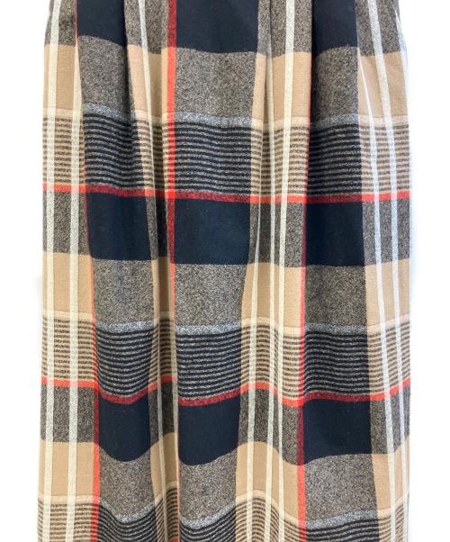 PENDLETON（ペンドルトン）PENDLETON (ペンドルトン) チェックスカート ブラウン×ブラック サイズ:8の古着・服飾アイテム