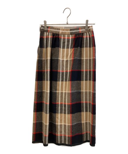 PENDLETON（ペンドルトン）PENDLETON (ペンドルトン) チェックスカート ブラウン×ブラック サイズ:8の古着・服飾アイテム