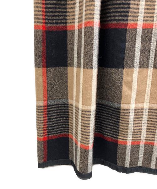 PENDLETON（ペンドルトン）PENDLETON (ペンドルトン) チェックスカート ブラウン×ブラック サイズ:8の古着・服飾アイテム