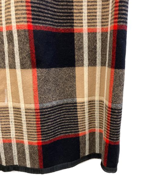 PENDLETON（ペンドルトン）PENDLETON (ペンドルトン) チェックスカート ブラウン×ブラック サイズ:8の古着・服飾アイテム