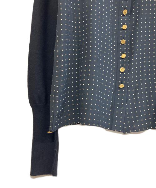 CHANEL（シャネル）CHANEL (シャネル) 長袖ブラウス ブラック サイズ:34の古着・服飾アイテム