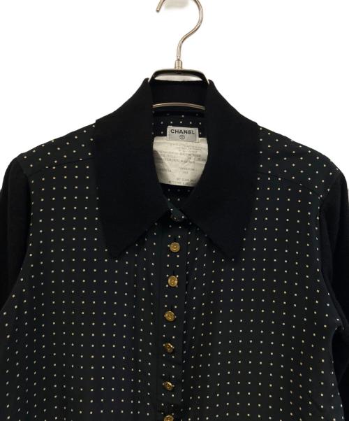 CHANEL（シャネル）CHANEL (シャネル) 長袖ブラウス ブラック サイズ:34の古着・服飾アイテム