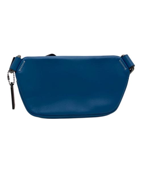 COACH（コーチ）COACH (コーチ) ボディバッグ ブルー×ホワイトの古着・服飾アイテム