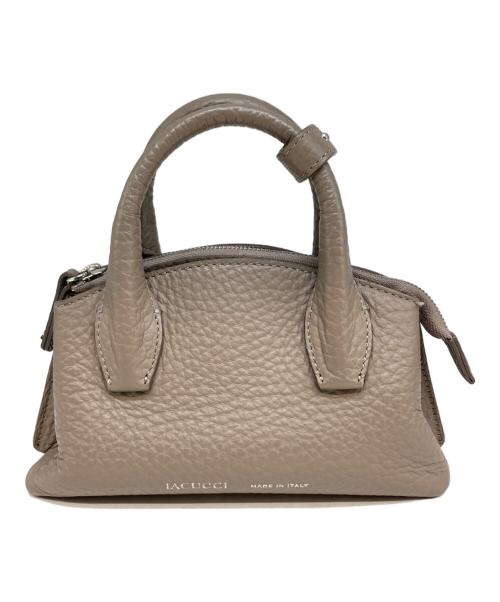 LACUCCI（イアクッチ）LACUCCI (イアクッチ) 2WAYバッグ グレージュの古着・服飾アイテム