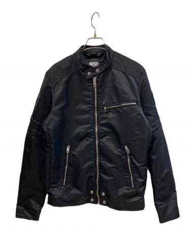 中古・古着通販】DIESEL (ディーゼル) ライダースジャケット ブラック