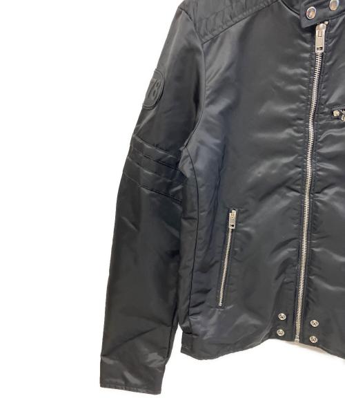 DIESEL（ディーゼル）DIESEL (ディーゼル) ライダースジャケット ブラック サイズ:Mの古着・服飾アイテム