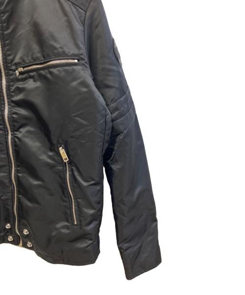 DIESEL（ディーゼル）DIESEL (ディーゼル) ライダースジャケット ブラック サイズ:Mの古着・服飾アイテム