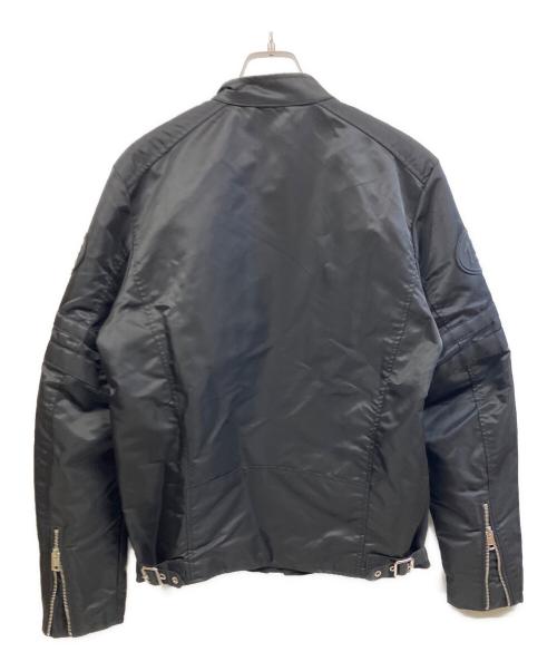 DIESEL（ディーゼル）DIESEL (ディーゼル) ライダースジャケット ブラック サイズ:Mの古着・服飾アイテム