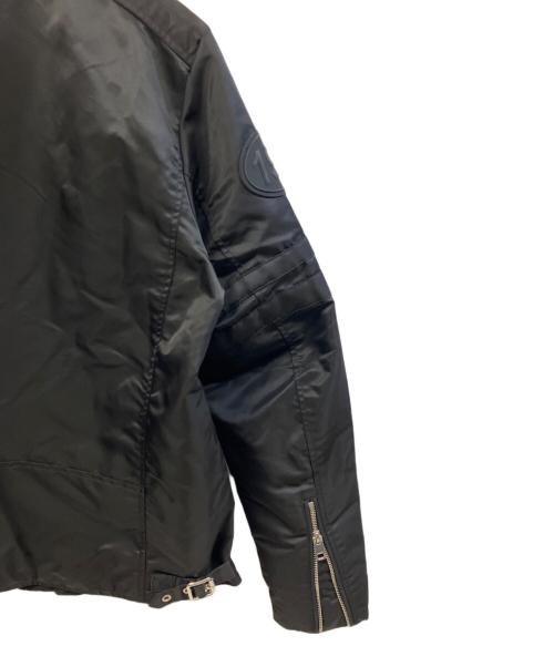 DIESEL（ディーゼル）DIESEL (ディーゼル) ライダースジャケット ブラック サイズ:Mの古着・服飾アイテム