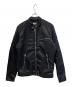 DIESEL（ディーゼル）の古着「ライダースジャケット」｜ブラック